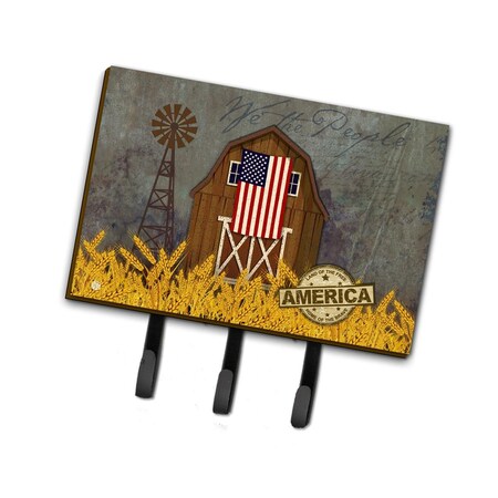 Carolines Treasures Patriotic Barn Land of America Leash or Key Holder VHA3036TH68